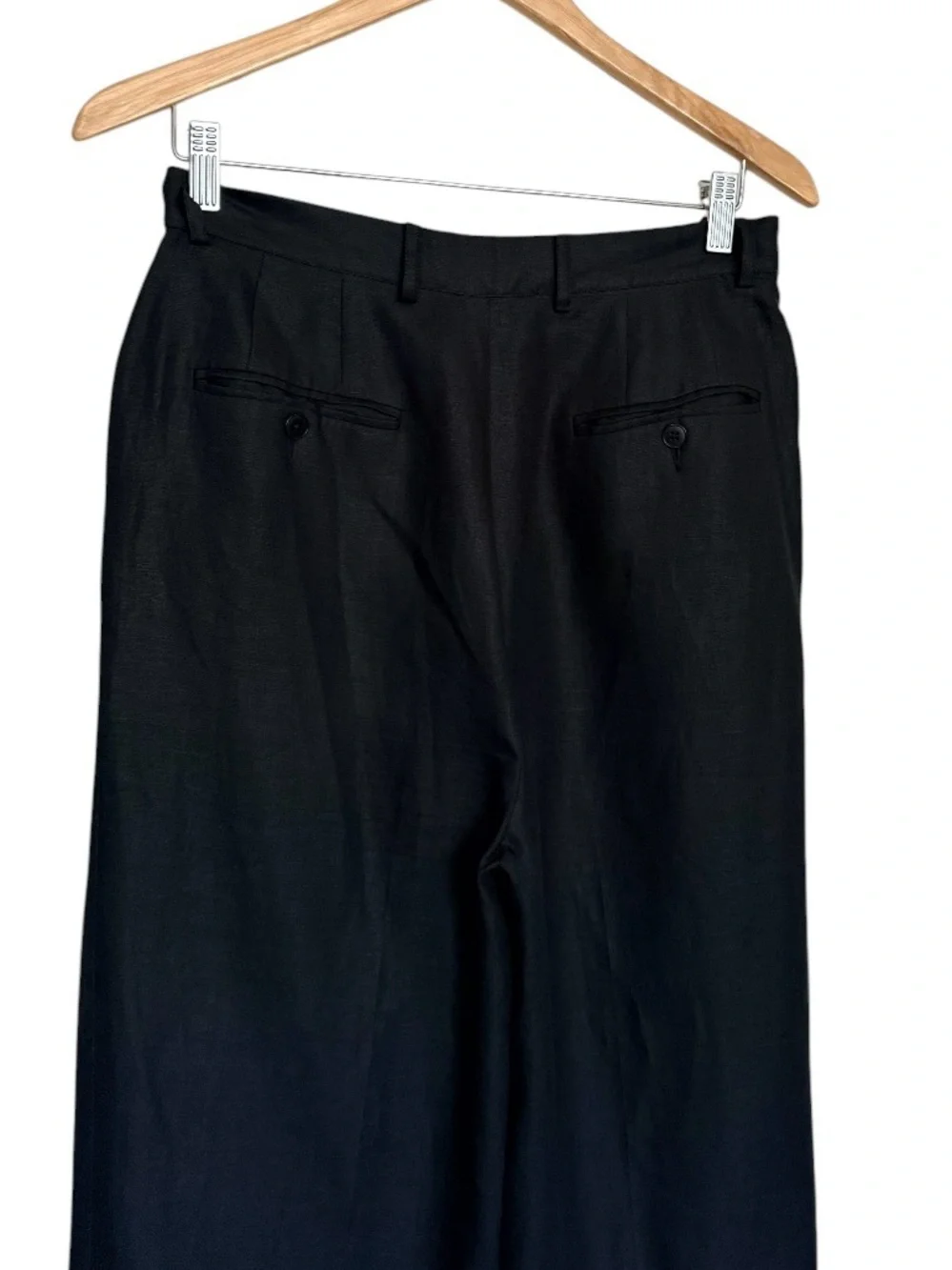 Banana Republic 100% Linen High Waisted Dress Pants - Black Size 12